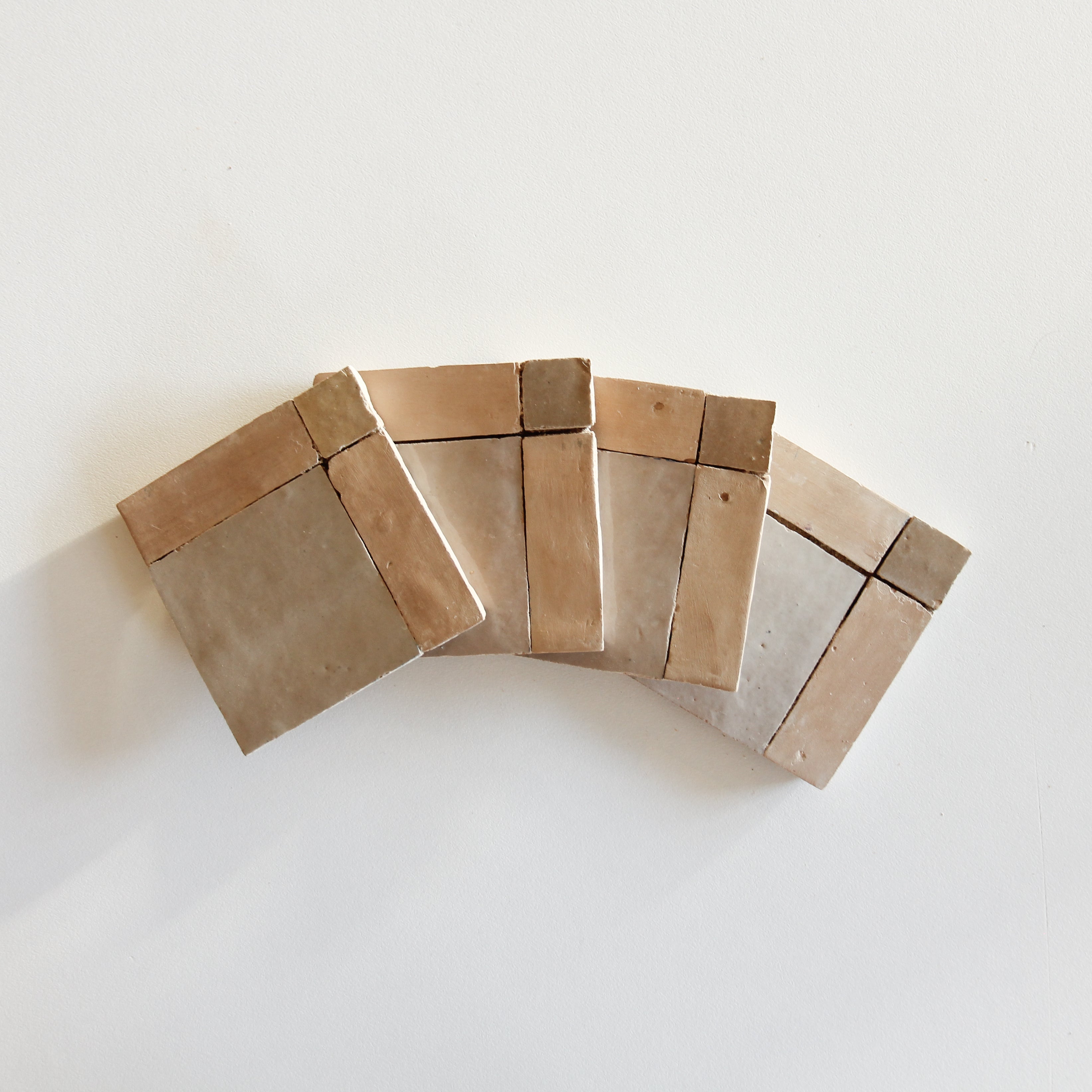 Moroccan Zellige Mosaic EZR0226 Latte, Oat & Clay