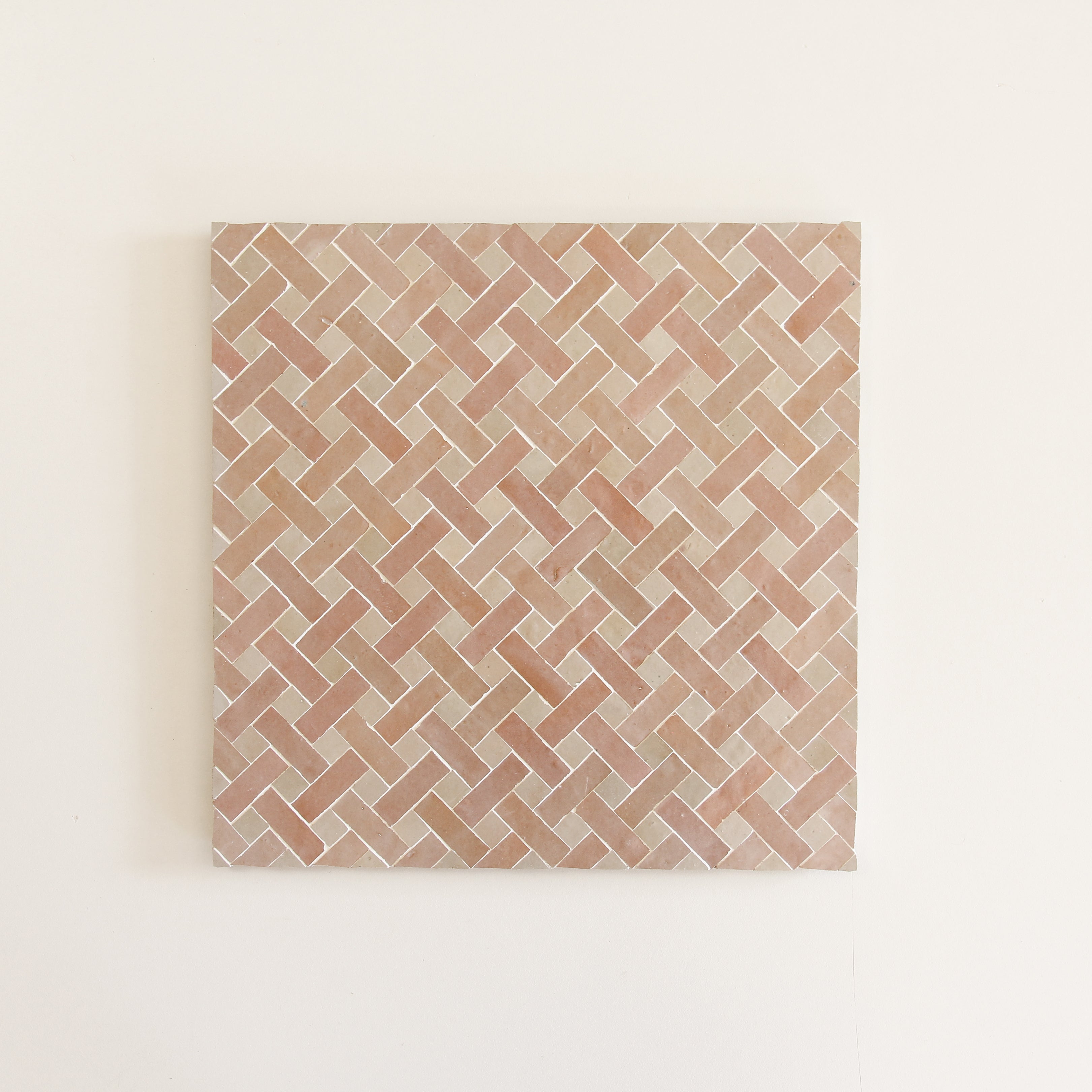 Moroccan Zellige Mosaic EZR0228 - Moroccan Pink & Oat