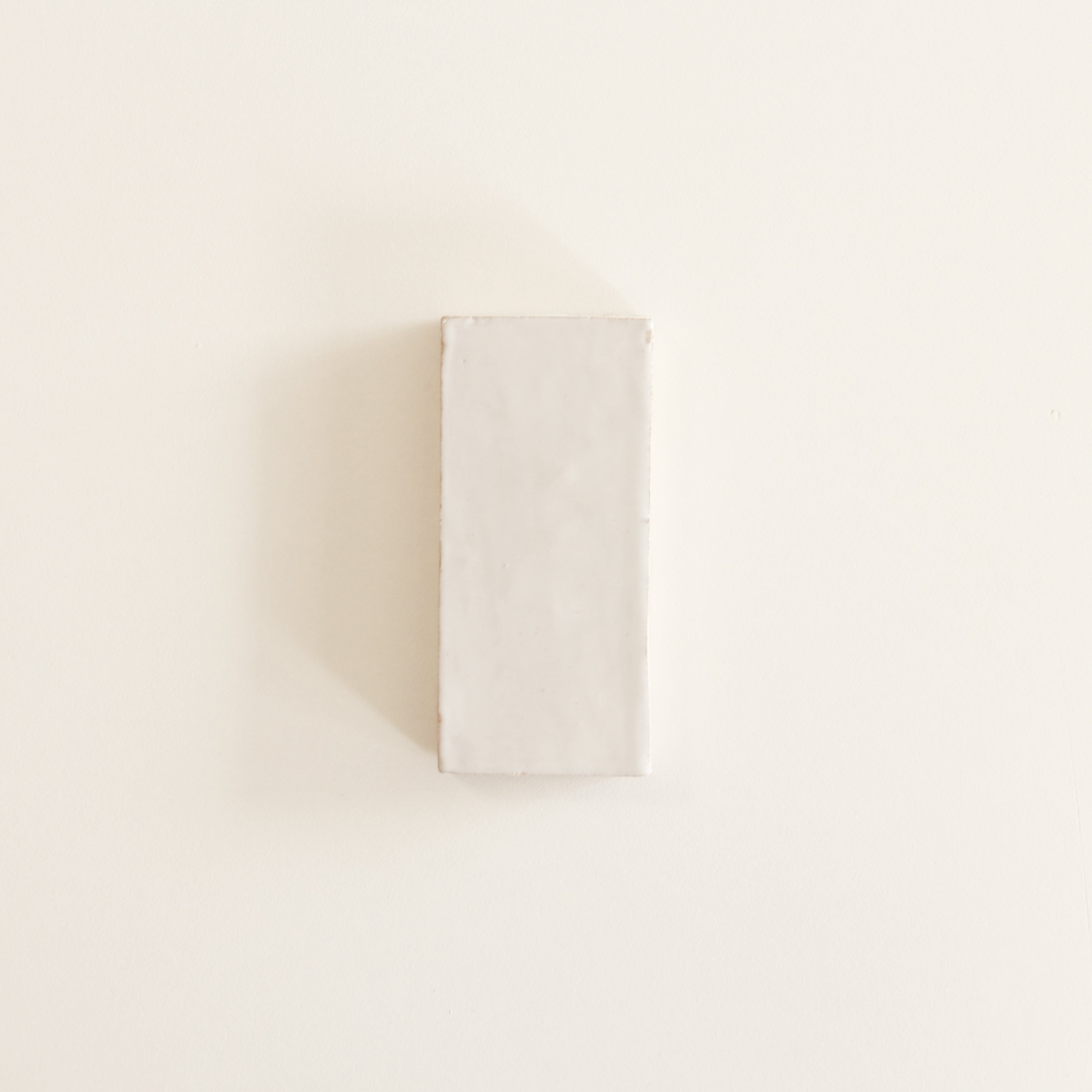 Wide Bejmat Tile Sample in Colour Snow