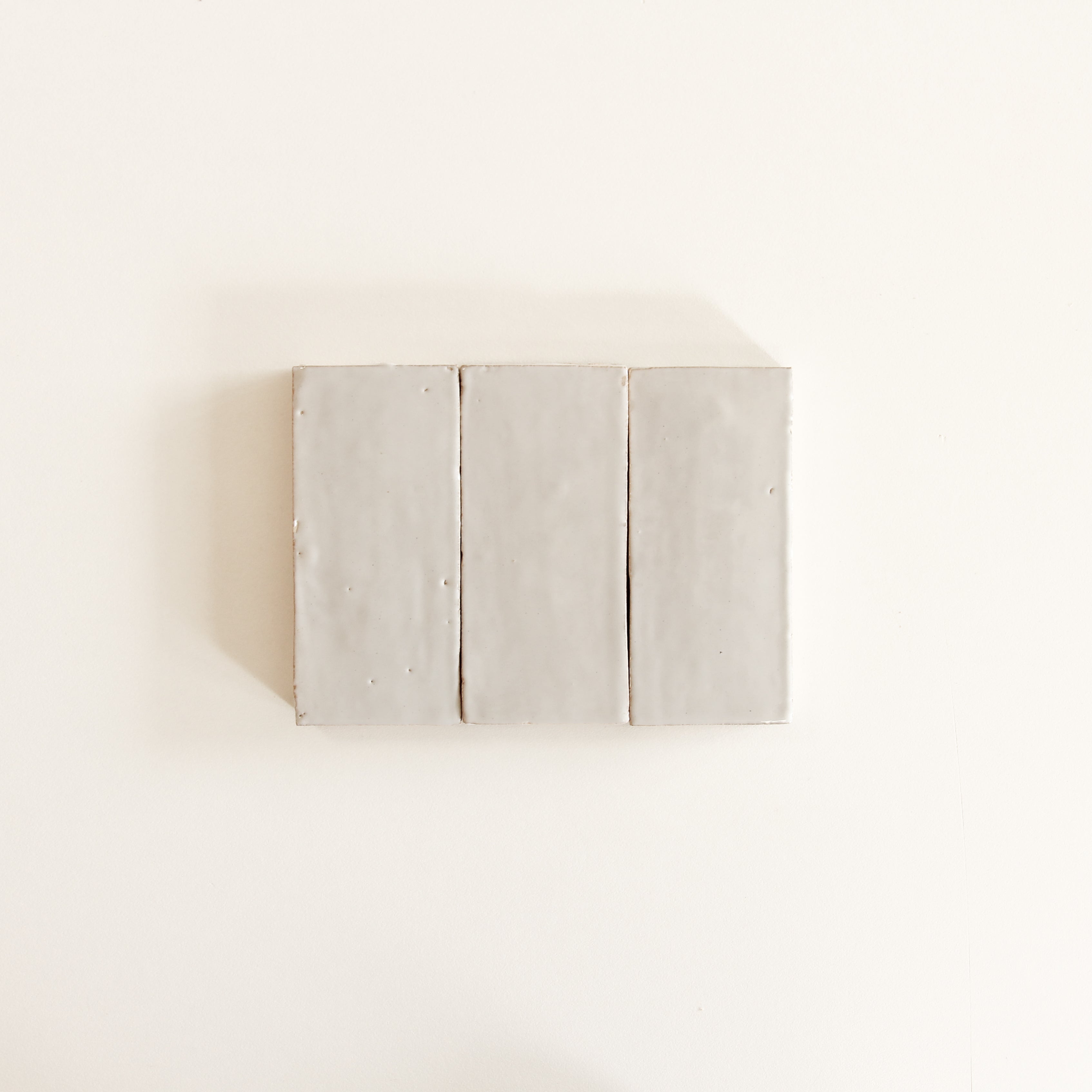 Wide Bejmat Tile Sample in Colour Snow