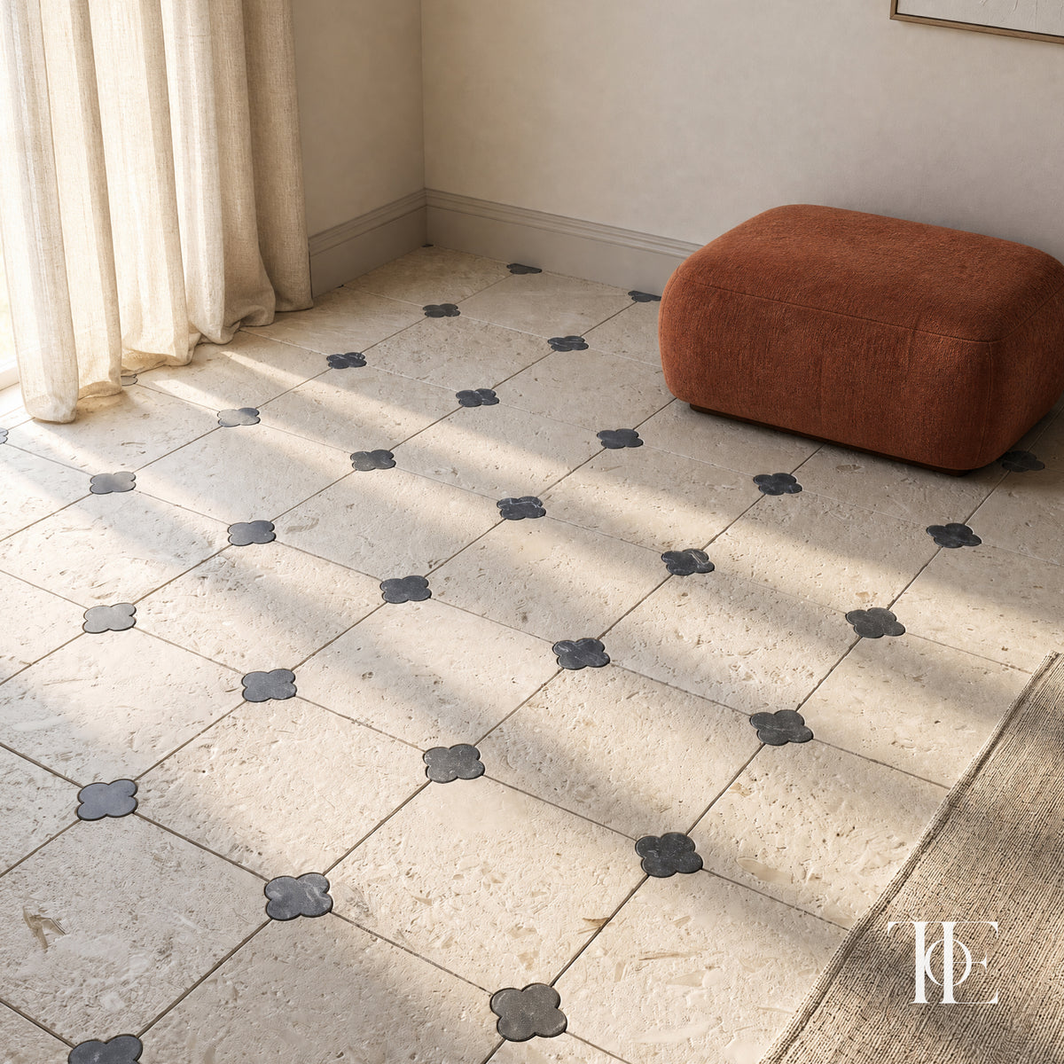 Fleur Fossil Octagon