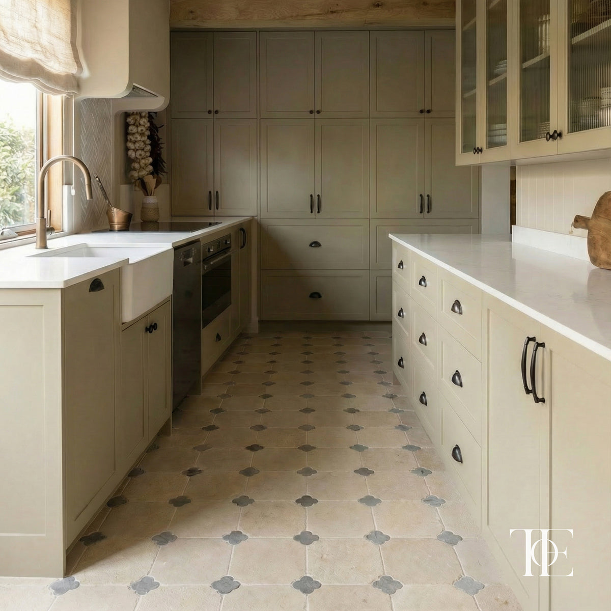 Fleur Salem Beige Octagon