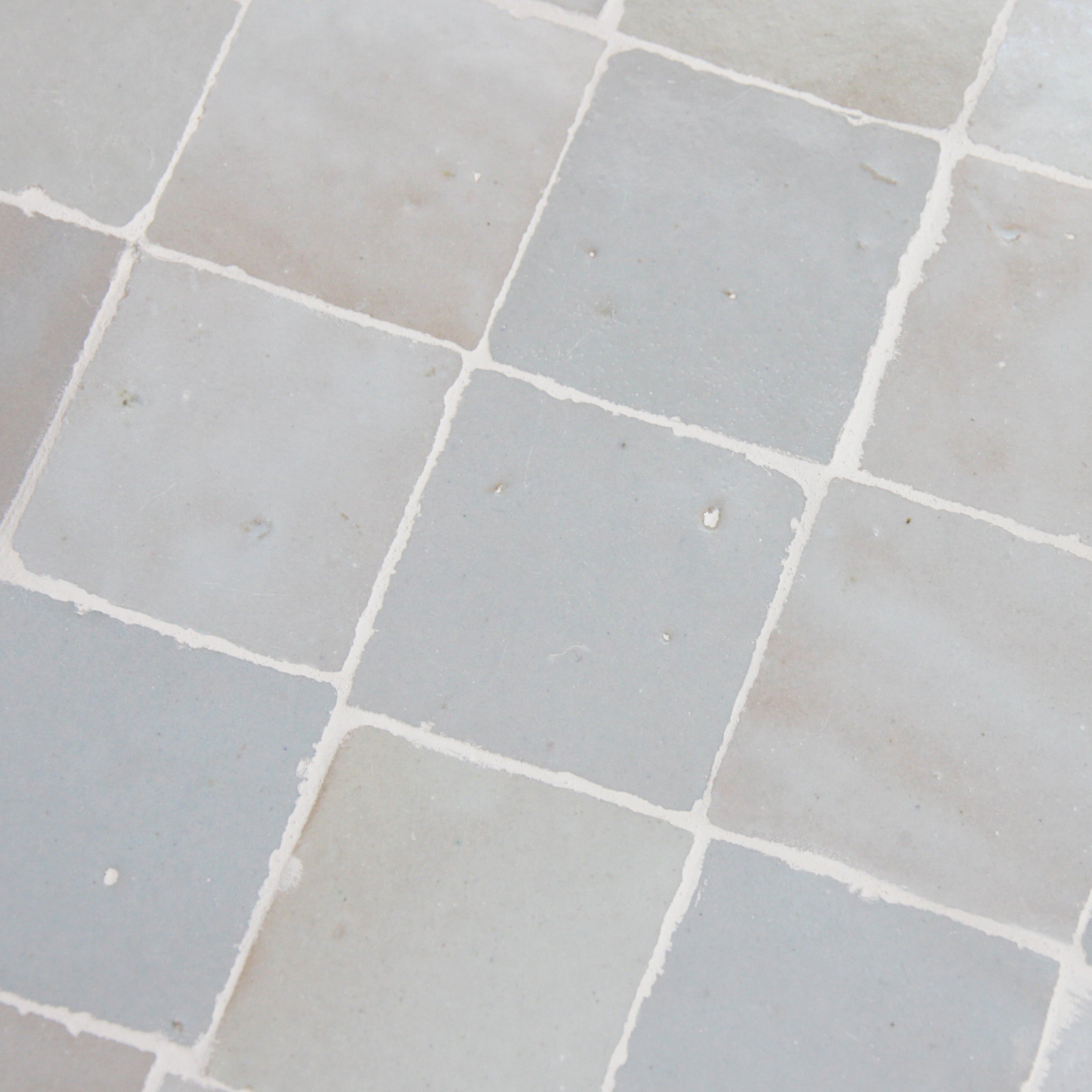 Moroccan Zellige Mosaic EZR1505: Duck Egg Blue