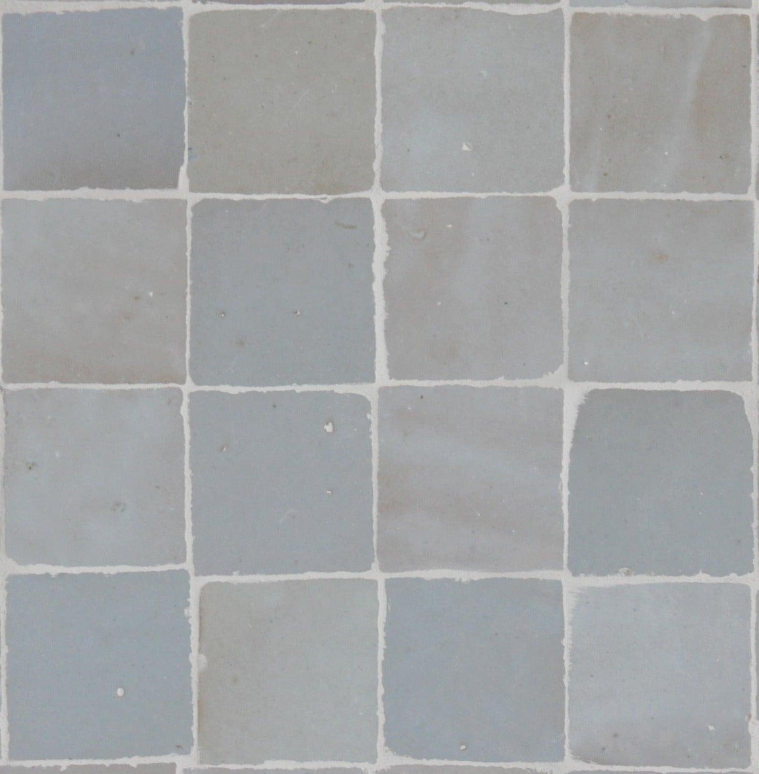 Moroccan Zellige Mosaic EZR1505: Duck Egg Blue