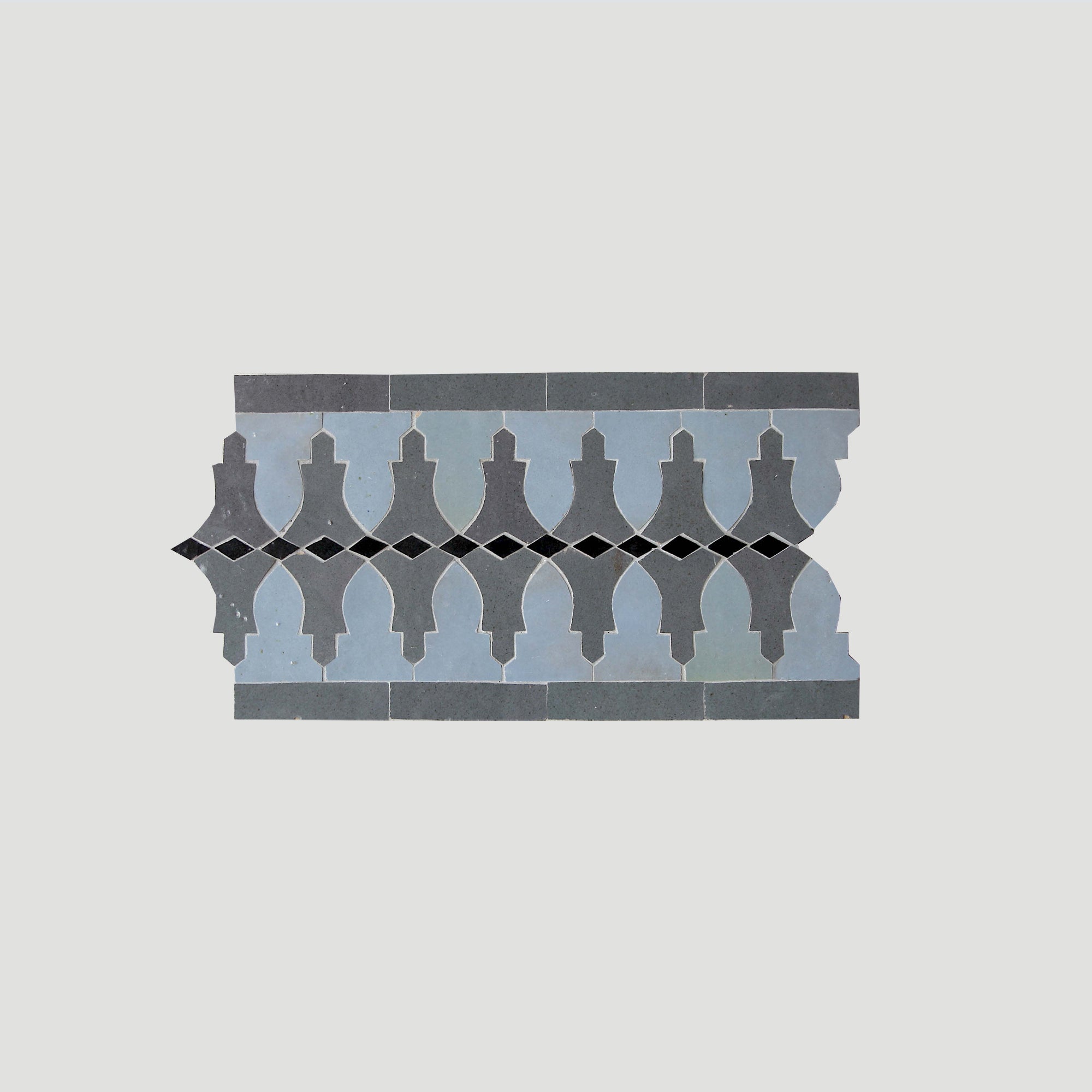 EZRBRD2109 Zellige Border Mosaic