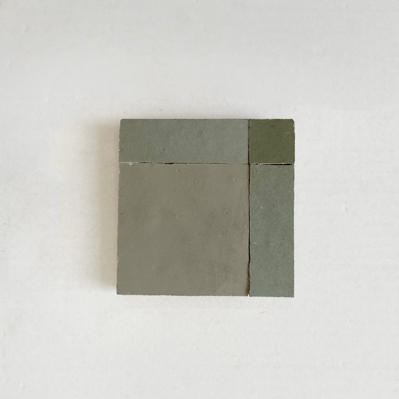 Moroccan Zellige Mosaic EZR0226 Moss, Avocado, Chameleon