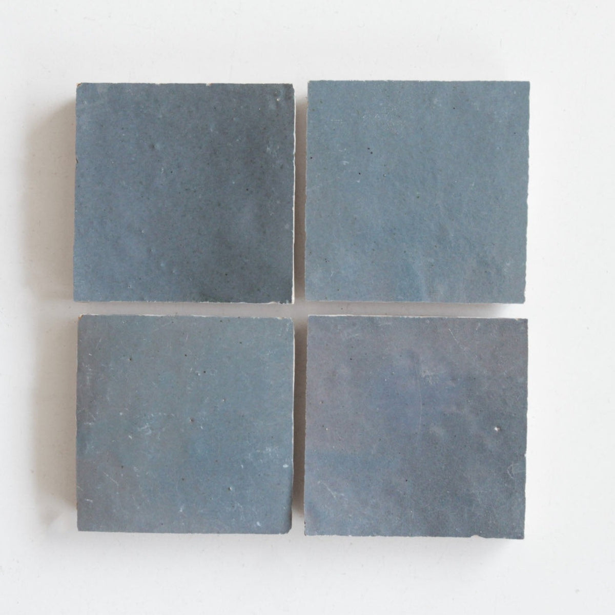 Moroccan Zellige Square Ash Grey Sample