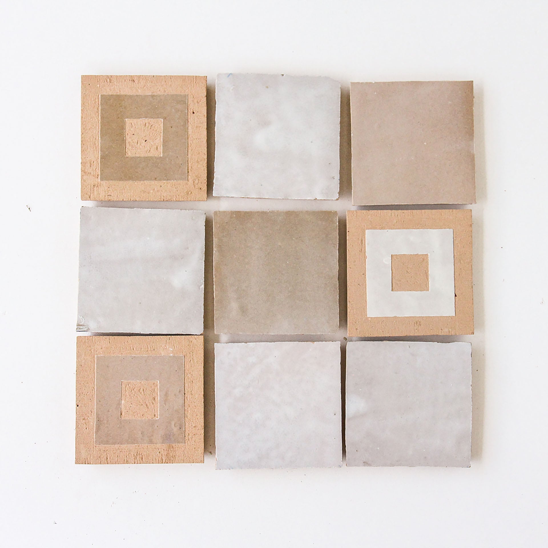 EZR1010 Zellige Cubo with Latte Insert