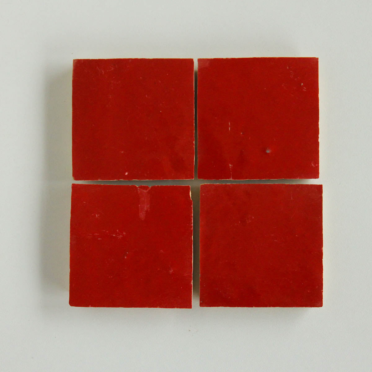 Jungle Red Individual Tile Sample