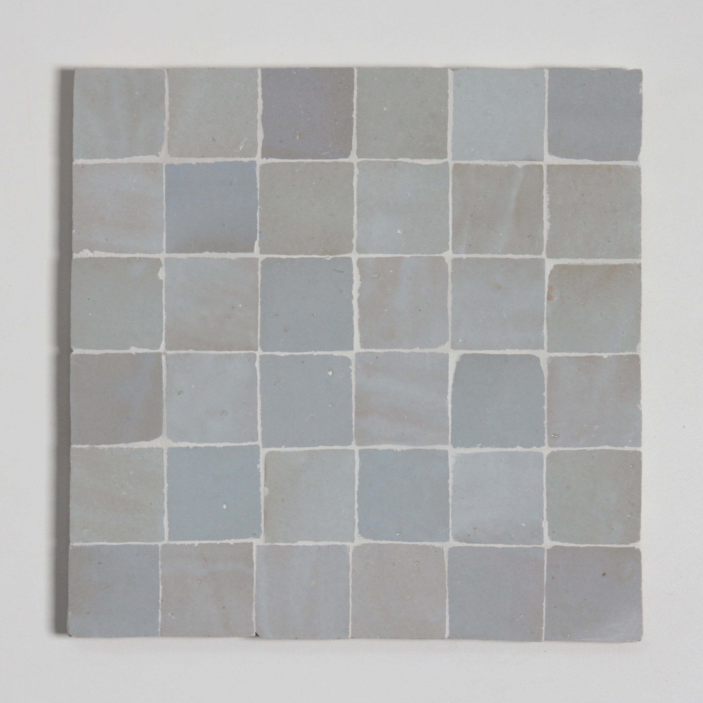 Moroccan Zellige Mosaic EZR1505: Duck Egg Blue